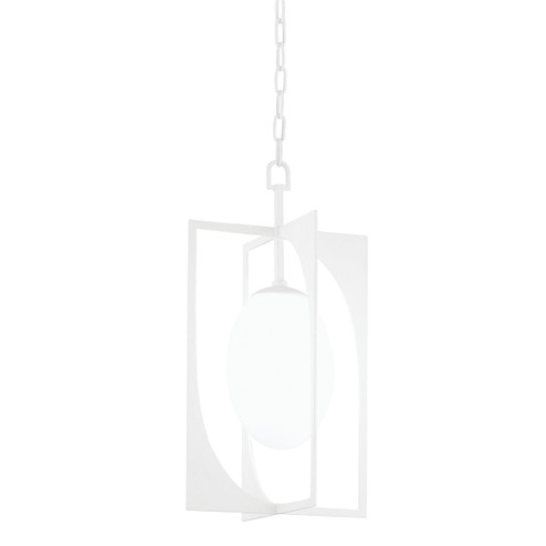 Enzo One Light Lantern in Gesso White (67|F1213-GSW)