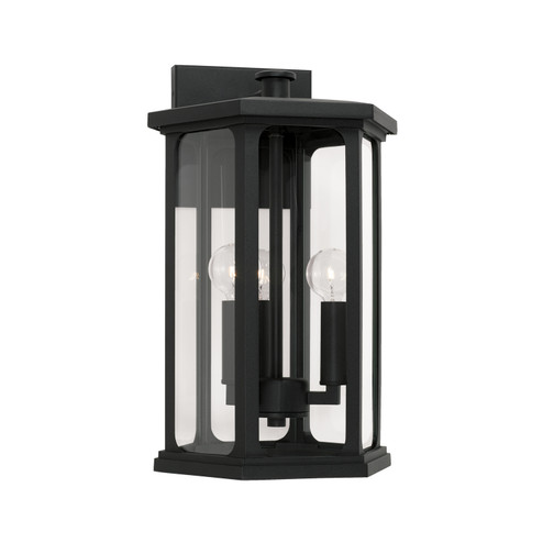 Walton Three Light Outdoor Wall Lantern in Black (65|946631BK)
