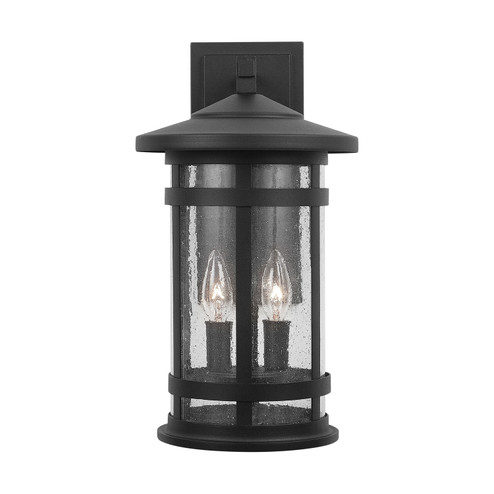 Mission Hills Two Light Outdoor Wall Lantern in Black (65|935521BK)