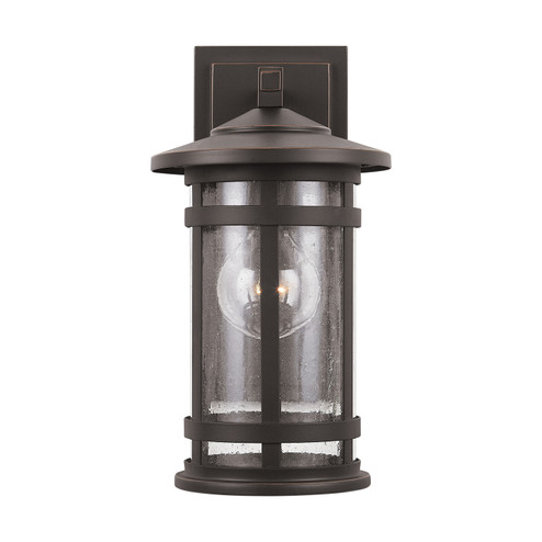 Mission Hills One Light Outdoor Wall Lantern in Oiled Bronze (65|935511OZ)
