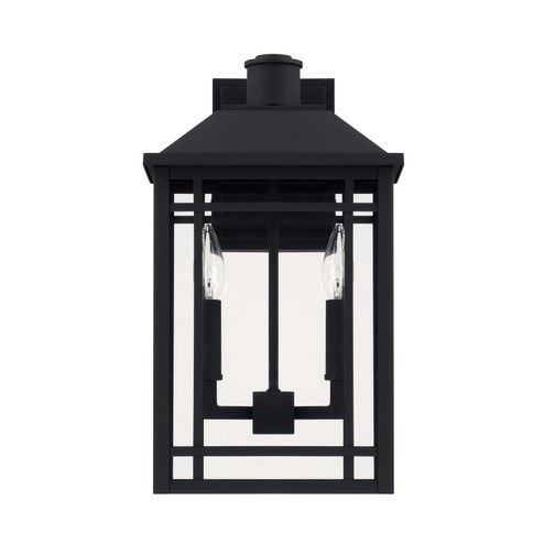 Braden Two Light Outdoor Wall Lantern in Black (65|927121BK)