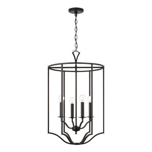 Jaymes Four Light Foyer Pendant in Old Bronze (65|542841OB)