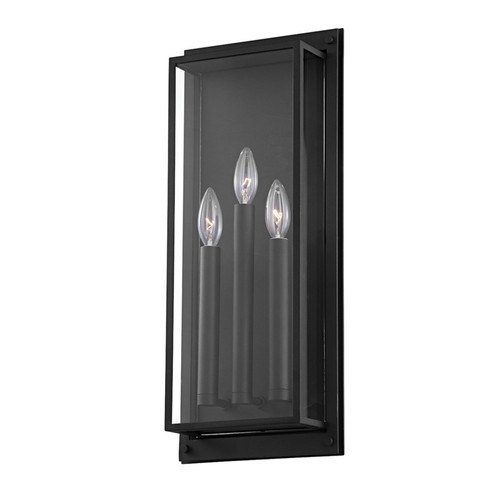 Winslow Three Light Outdoor Wall Sconce in Textured Black (67|B9103-TBK)