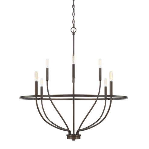 Greyson Eight Light Chandelier in Bronze (65|428581BZ)