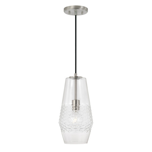 Dena One Light Pendant in Brushed Nickel (65|345011BN)