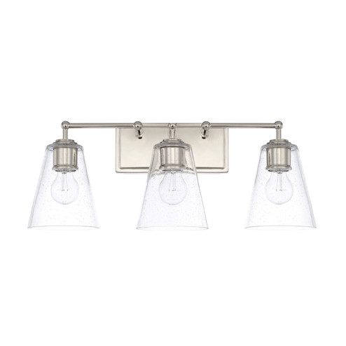 Murphy Three Light Vanity in Polished Nickel (65|121731PN-463)