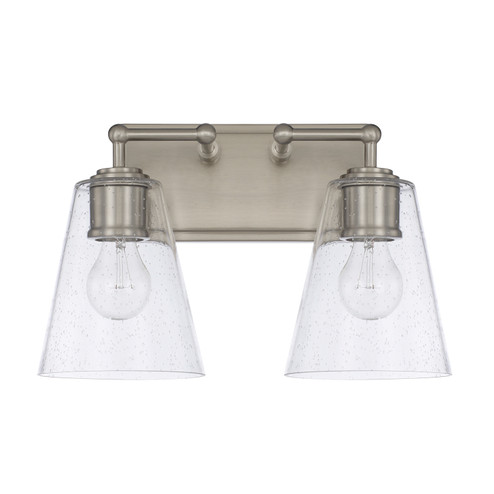 Murphy Two Light Vanity in Brushed Nickel (65|121721BN-463)