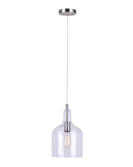 Keeva One Light Pendant in Brushed Nickel (387|IPL1059A01BN)