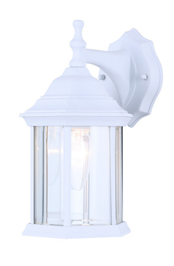 One Light Outdoor Wall Mount in White (387|IOL411)