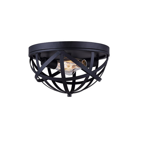 Gigi Two Light Flush Mount in Black (387|IFM567A13BK-C)