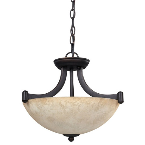 Warren One Light Chandelier in Rubbed Antique (387|ICH375A03RA14)