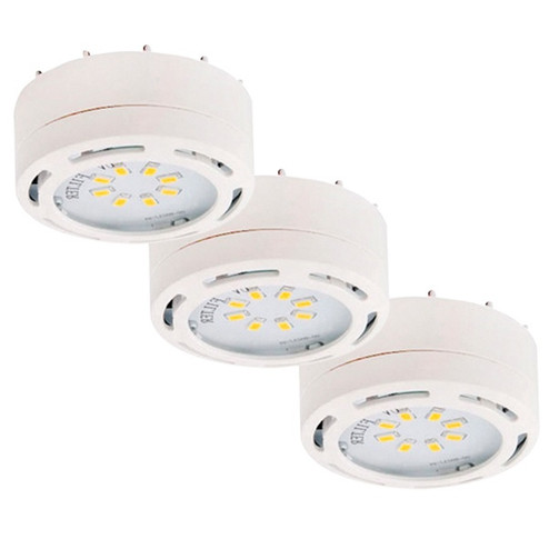 Under Cabinet Collection LED Puck Kit in White (387|3580LED-PL3WHT-C)
