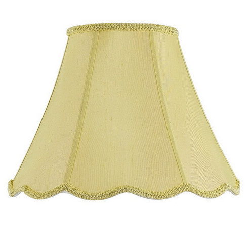 Piped Scallop Bell Shade in CHAMPAGNE (225|SH-8105/14-CM)
