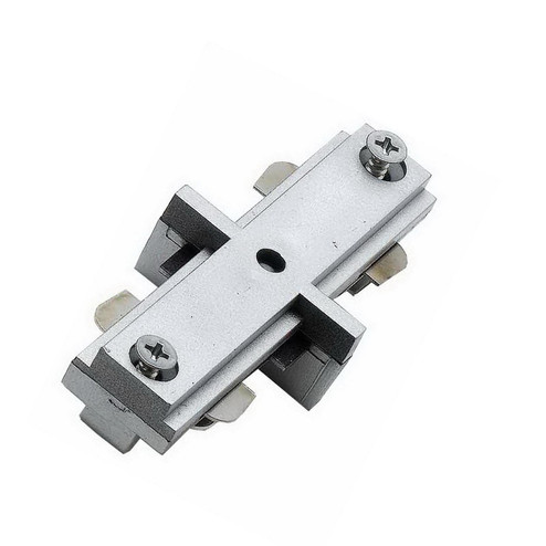 Cal Track Straight Connnector W/O Power Entry in Brushed Steel (225|HT-286-BS)