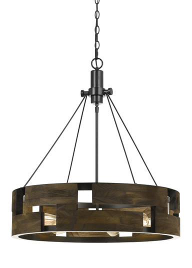 Bradford Six Light Chandelier in Smoky Wood (225|FX-3670-6)