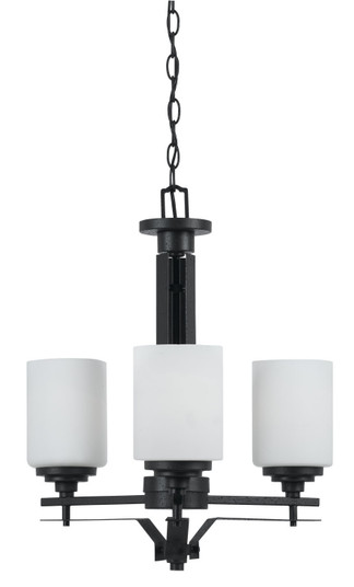 Judson Three Light Chandelier in Texture Black (225|FX-3505/3)