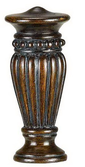 Finial Finial in Dark wood (225|FA-5002C)