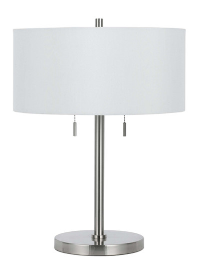 Calais Two Light Table Lamp in Brushed Steel (225|BO-2450TB-BS)