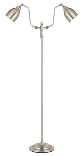 Pharmacy Two Light Floor Lamp in Brushed Steel (225|BO-2032FL-2L-BS)