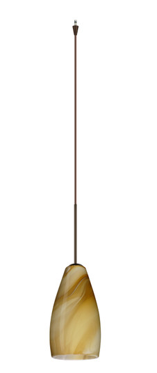 Karli One Light Pendant in Bronze (74|XP-7198HN-BR)