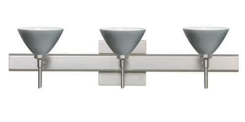 Domi Wall Sconce in Satin Nickel (74|3SW-1743TN-SN-SQ)