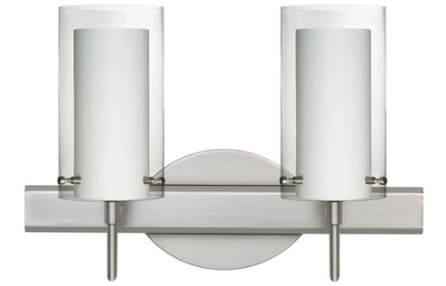 Pahu Wall Sconce in Satin Nickel (74|2SW-C44007-SN)