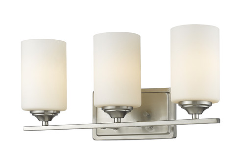 Bordeaux Three Light Vanity in Brushed Nickel (224|435-3V-BN)