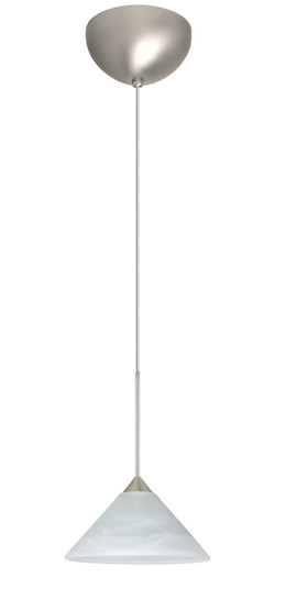 Kona One Light Pendant in Satin Nickel (74|1XC-117652-LED-SN)