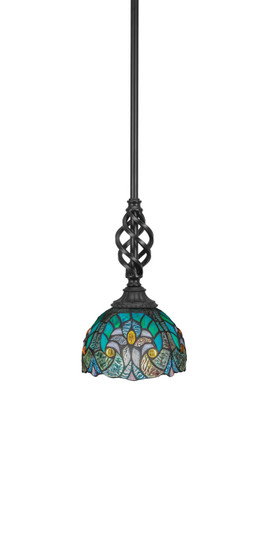 Eleganté One Light Mini Pendant in Matte Black (200|80-MB-9925)