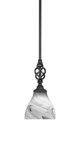 Eleganté One Light Mini Pendant in Matte Black (200|80-MB-4769)