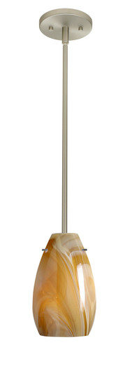 Pera One Light Pendant in Satin Nickel (74|1TT-4126HN-LED-SN)