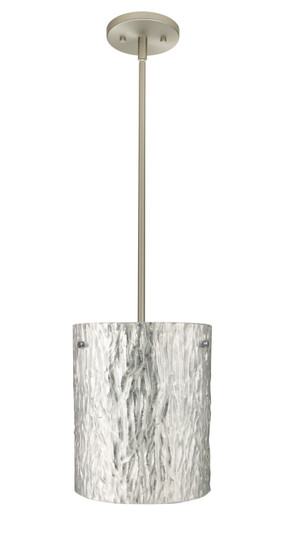 Tamburo One Light Pendant in Satin Nickel (74|1TT-4006SS-LED-SN)