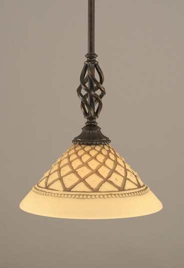 Eleganté One Light Mini Pendant in Dark Granite (200|80-DG-7183)