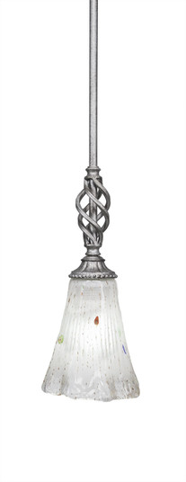 Eleganté One Light Mini Pendant in Aged Silver (200|80-AS-721)