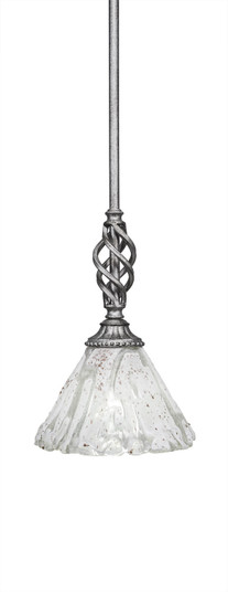 Eleganté One Light Mini Pendant in Aged Silver (200|80-AS-7195)