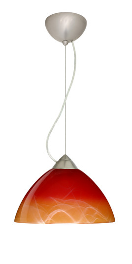 Tessa One Light Pendant in Satin Nickel (74|1KX-4201SL-LED-SN)
