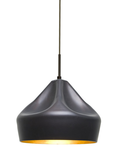 Lotus One Light Pendant in Bronze (74|1JT-LOTUS-LED-BR)