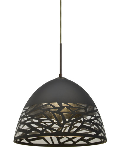 Kiev One Light Pendant in Bronze (74|1JT-KIEVBK-LED-BR)