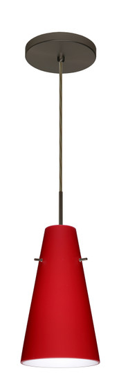 Cierro One Light Pendant in Bronze (74|1JT-4124RM-LED-BR)