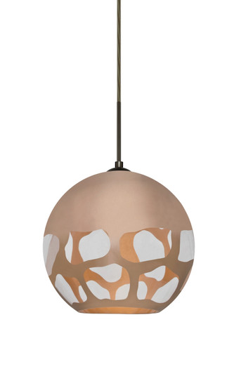 Rocky One Light Pendant in Bronze (74|1JC-ROCKYCP-LED-BR)