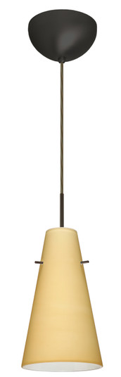 Cierro One Light Pendant in Bronze (74|1JC-4124VM-LED-BR)