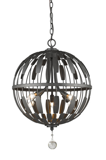 Almet Five Light Chandelier in Bronze (224|430B18-BRZ)