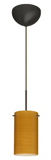 Stilo One Light Pendant in Bronze (74|1BC-4404OK-HAL-BR)
