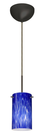 Stilo One Light Pendant in Bronze (74|1BC-440486-HAL-BR)