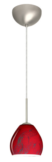 Bolla One Light Pendant in Satin Nickel (74|1BC-4122MA-HAL-SN)