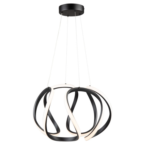 Mira LED Pendant in Black (78|AC7638BK)