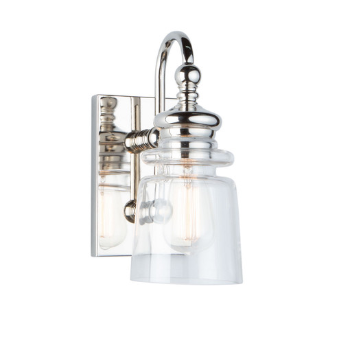 Castara One Light Wall Sconce in Polished Nickel (78|AC11591PN)