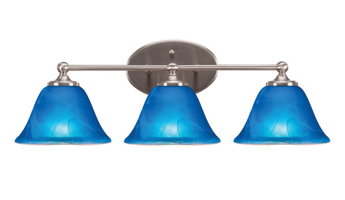Capri Three Light Bathroom Lighting in Brushed Nickel (200|5913-BN-4155)