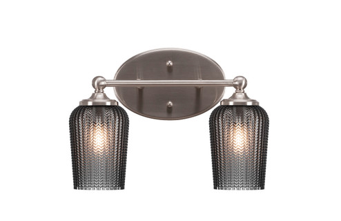 Capri Two Light Bathroom Lighting in Brushed Nickel (200|5912-BN-4252)