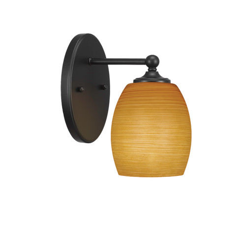 Capri One Light Wall Sconce in Matte Black (200|5911-MB-625)